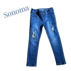 Sonoma Size 4 Denim Jeggings Blue Girls
